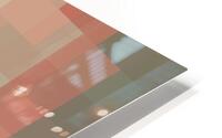 Light Green Blocks HD Metal print