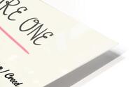 WE ARE ONE - With Text HD Metal print