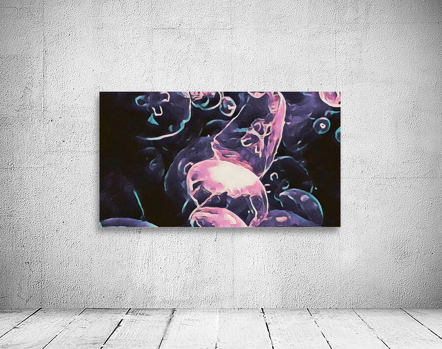 Fluid Motion Colored Wall Preview