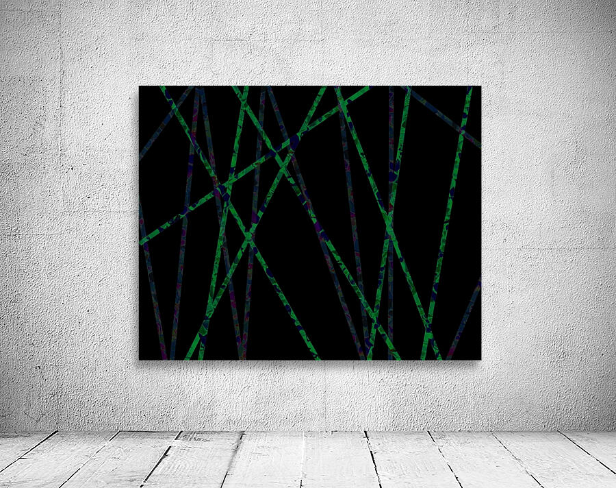 Neon Lines Wall Preview