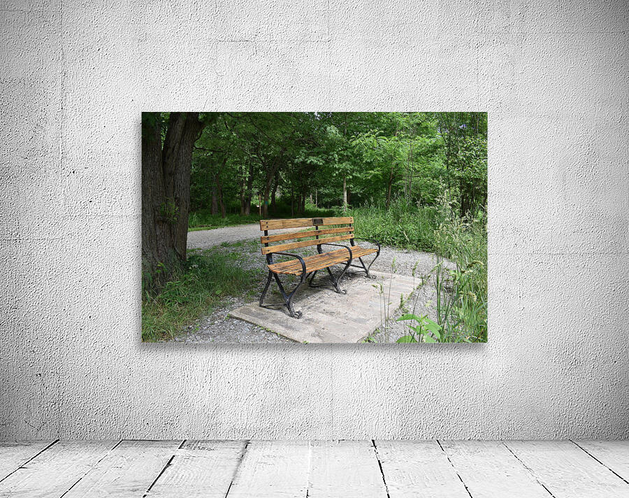 Tree & Park Bench Wall Preview