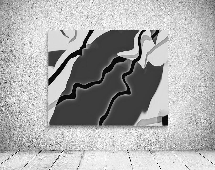 Electric Lines  - B&W Wall Preview