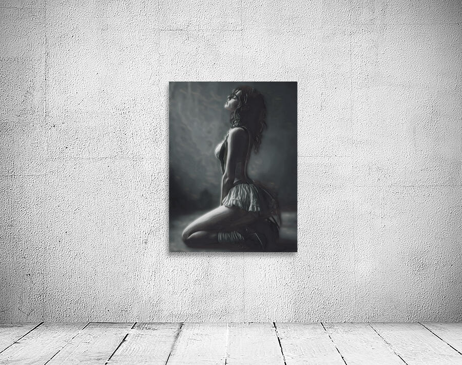 Arched Silence - B&W Wall Preview