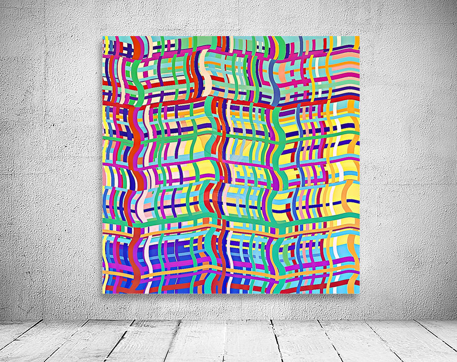 Disrupted Grid Wall Preview