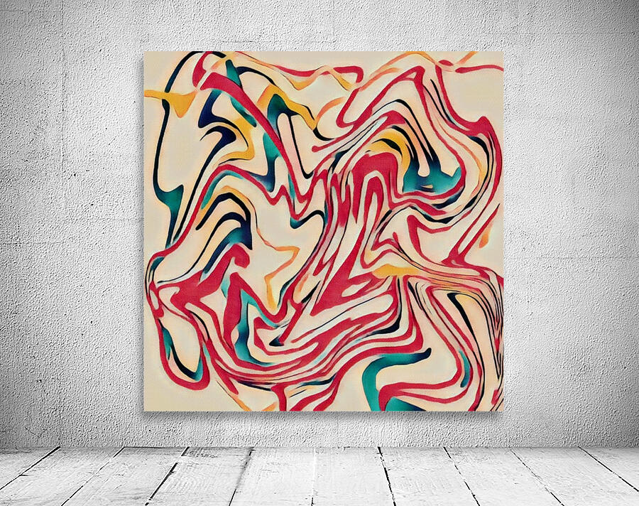 Tangled Lines Wall Preview