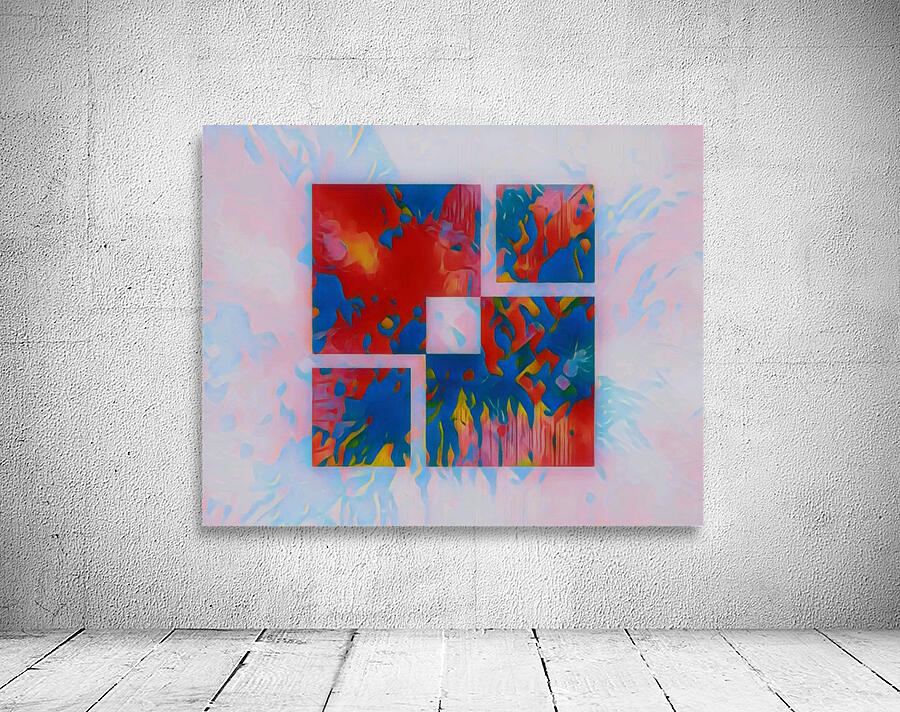 Color Squares Wall Preview
