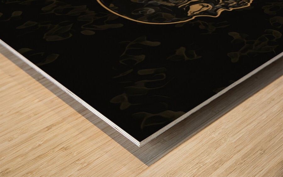Aurum Cranium Wood print