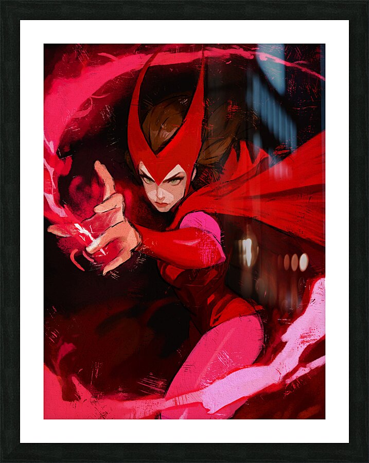 Scarlet Picture Frame print