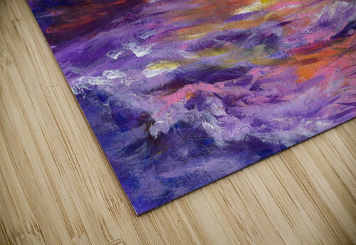 Purple cloudy seascape Anna Ponomarenko puzzle