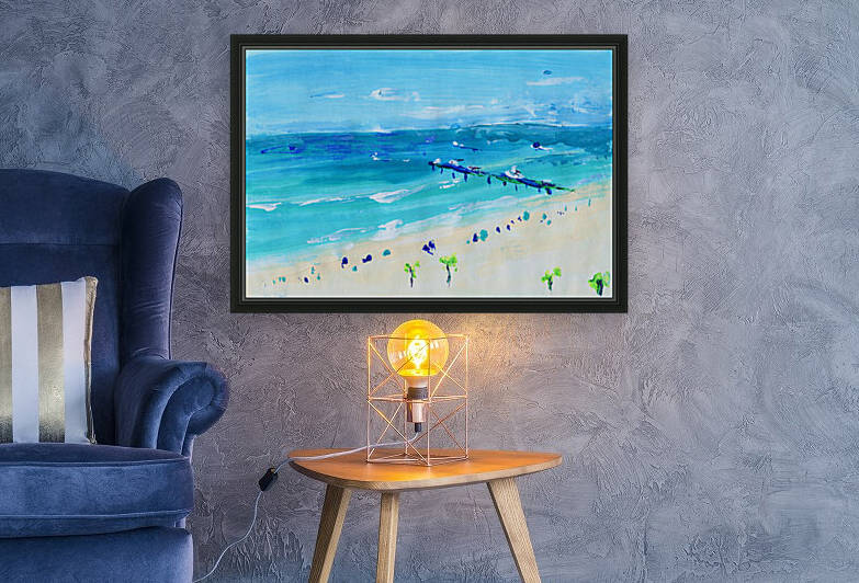 Florida Clearwater beach seascape by Anna Ponomarenko