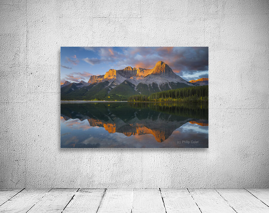 Quarry Pond Sunrise Wall Preview