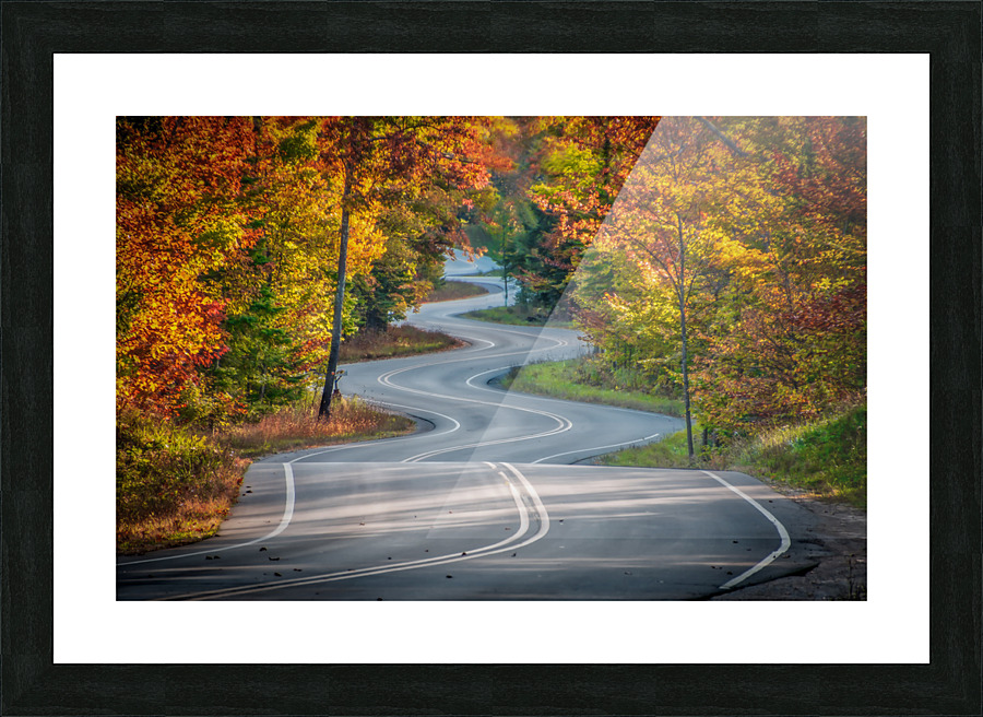 Winding Road Picture Frame print