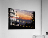 Fog Over Portland Acrylic Print