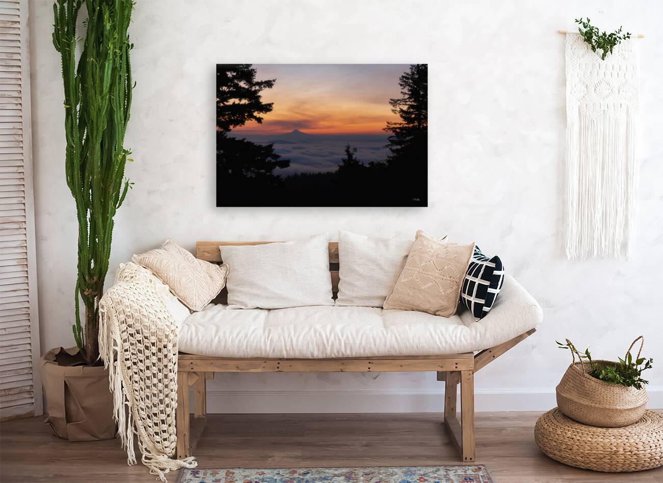 Fog Over Portland Reproduction