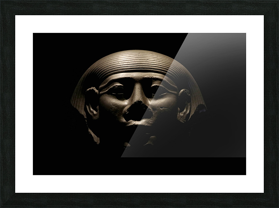 Egypte statue Picture Frame print