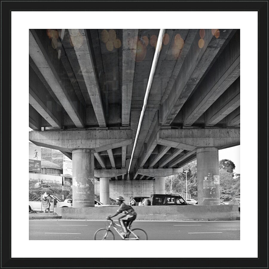 Speeding Under Picture Frame print