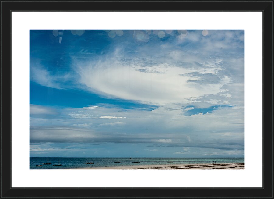 Indian Ocean sky Picture Frame print