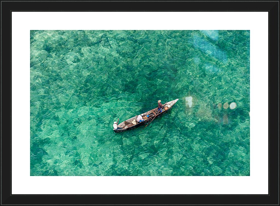 Fishing boat Picture Frame print