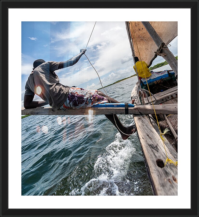 Dhow navigator Picture Frame print