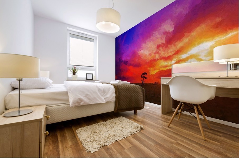 Last Sunset Mural print