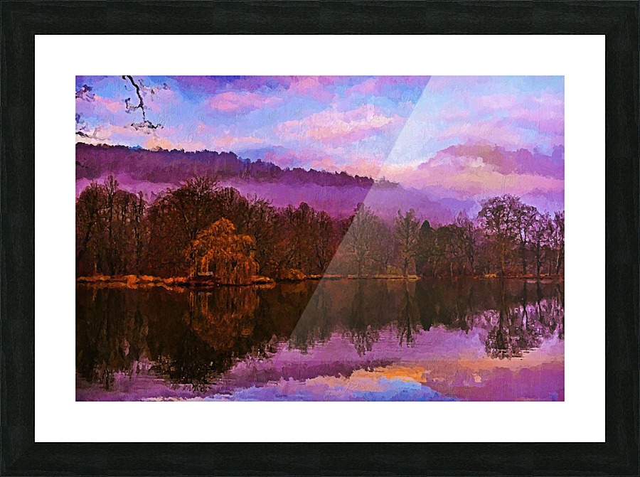 Purple Picture Frame print