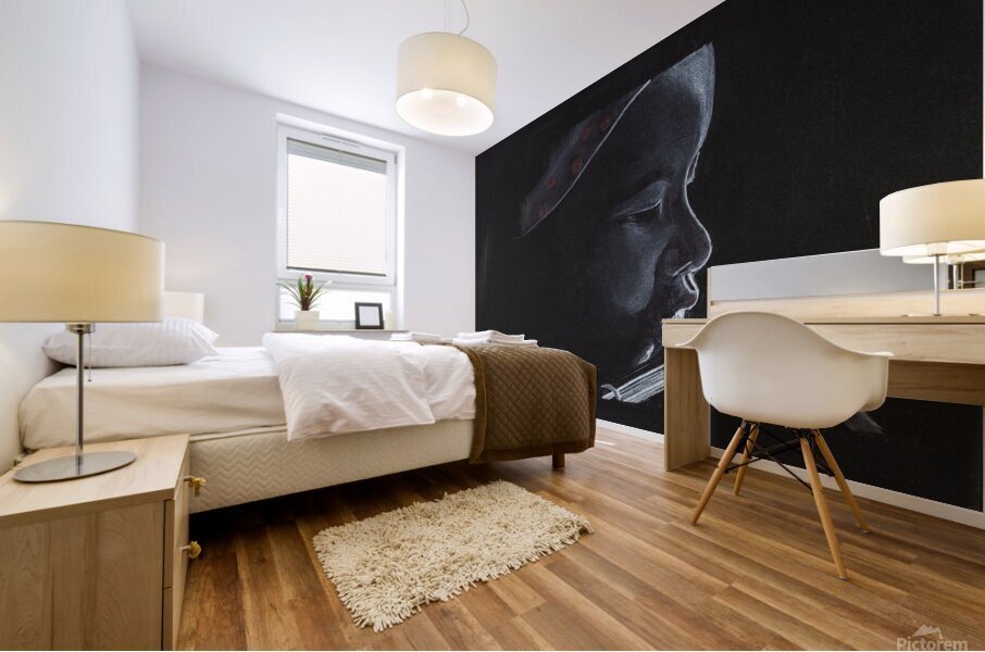 Douce musique Mural print