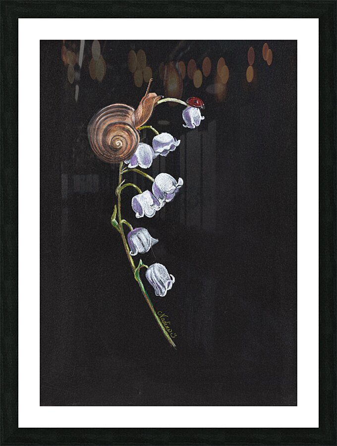 encore plus haut Picture Frame print