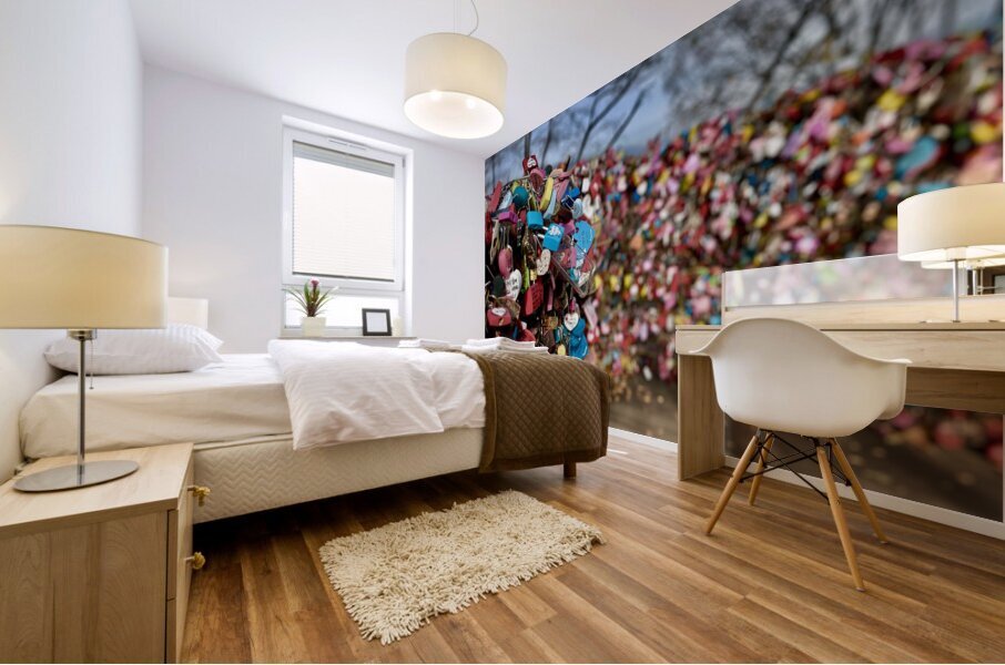 Love Locks Mural print