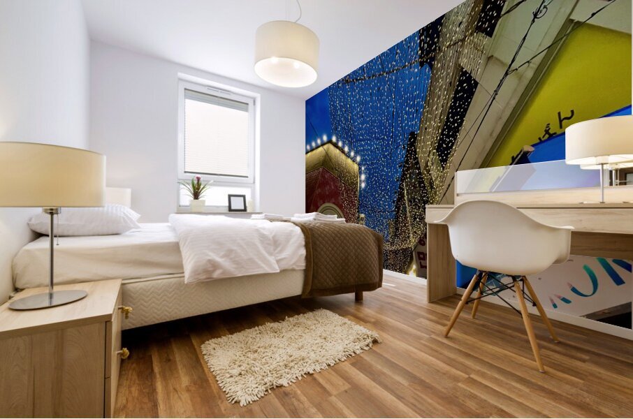 Myeongdong Shopping Street Mural print