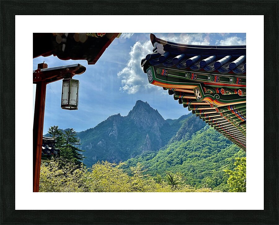 Seoraksan from the Temple Picture Frame print