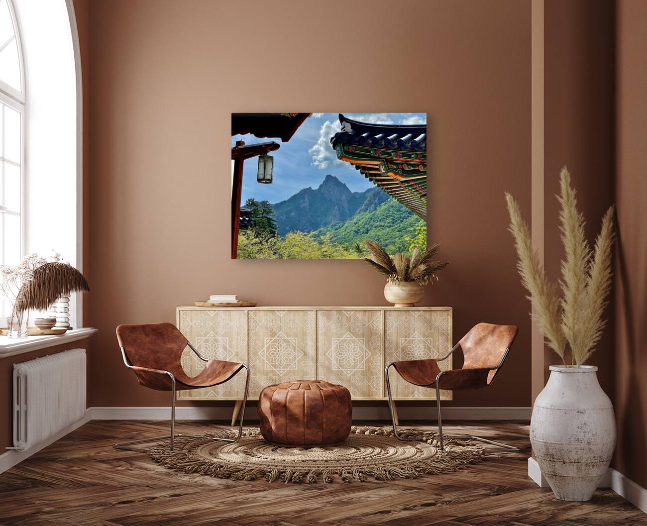 Seoraksan from the Temple Reproduction