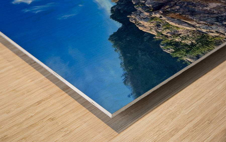 Over the Edge Seoraksan Wood print