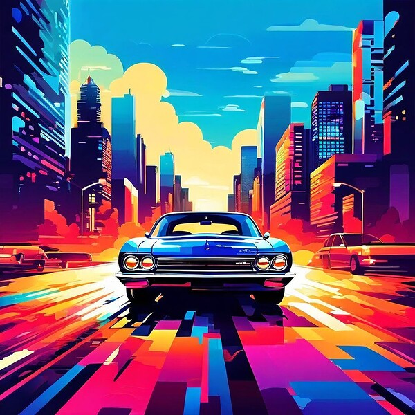 Urban night drive Digital Download