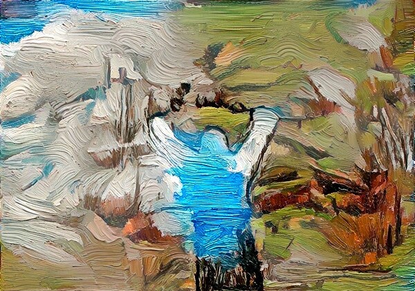 Ascent in Verdant Hues Digital Download