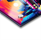 Zooming through the city streets Acrylic print