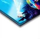 Retro Rush: Neon Highway Escape Acrylic print