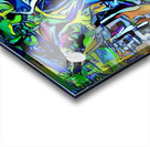 Abstract Odyssey: A Journey Through Blue Realms Acrylic print