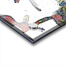 breaking apart Acrylic print