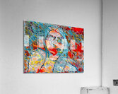 Expressive Chaos Acrylic Print