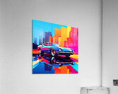 Neon Speedscape Acrylic Print