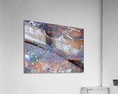 Textures of Time: Decay and Renewal Acrylic Print