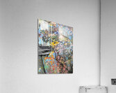 splash on fabric Acrylic Print