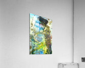 the blue electric portrait Acrylic Print