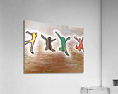 Primal quartro Acrylic Print