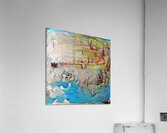 water lines Acrylic Print