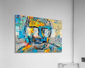 Urban Expression: Fragmented Face Acrylic Print