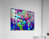 Abstract Graffiti Pop Acrylic Print