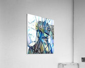 Fractured Blues Acrylic Print