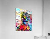 Kaleidoscope Collision Acrylic Print