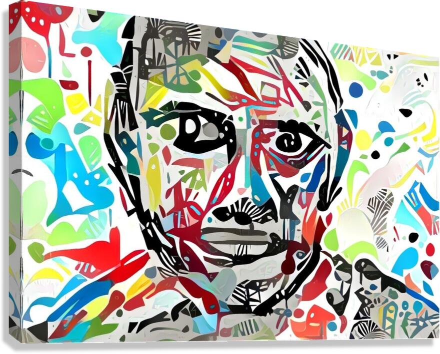 Patterned Persona Canvas Print
